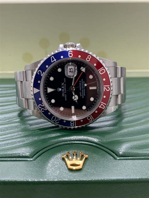 rolex lujoso rojo y azul